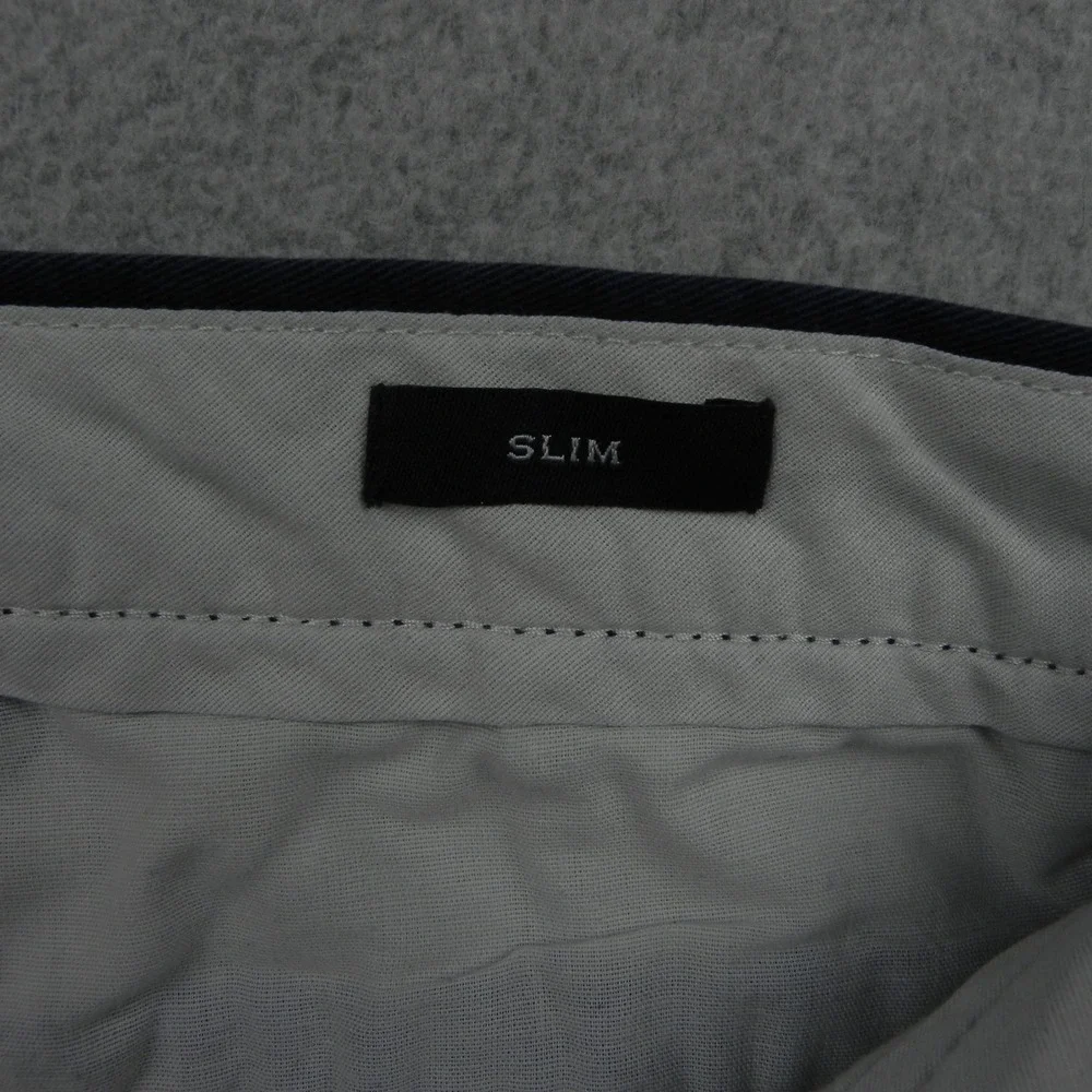 J.Crew Flex Chino Pants Mens 30x30 Slim Fit Navy Blue Stretch Cotton Trousers